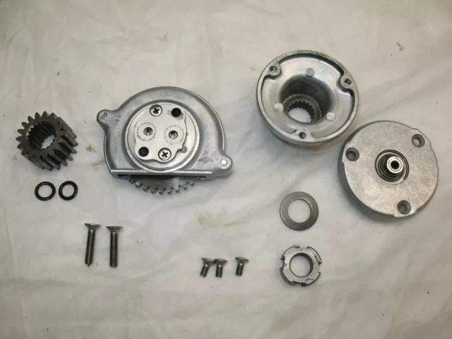 1977 Honda Xl100 Xl 100 Oil Pump + Slinger Filter Plus Crankshaft Primary Drive