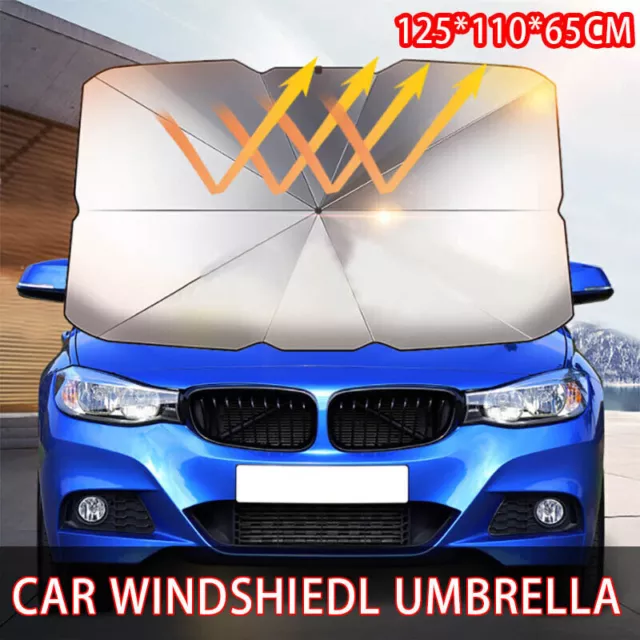 Foldable Car Windshield Sunshade Front Window Cover Visor Sun Shade Umbrella - S
