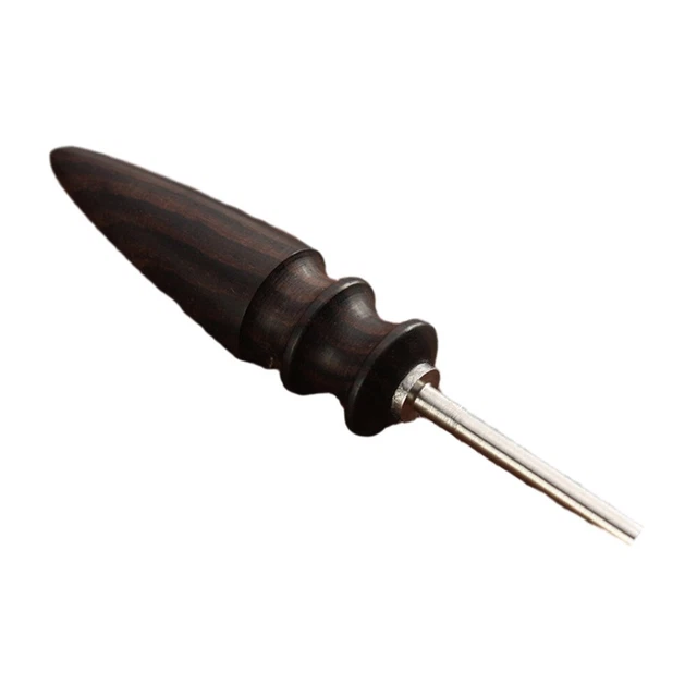 Outil De Marquage Des Bords En Cuir - Manche En Bois De Santal, Fers De 1.0 à 2.5 Mm - Pour Sertissage Et Décorations Sur Cuir