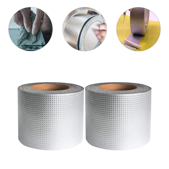 Película de plomo cinta de butilo de aluminio lámina de reparación a prueba de fugas