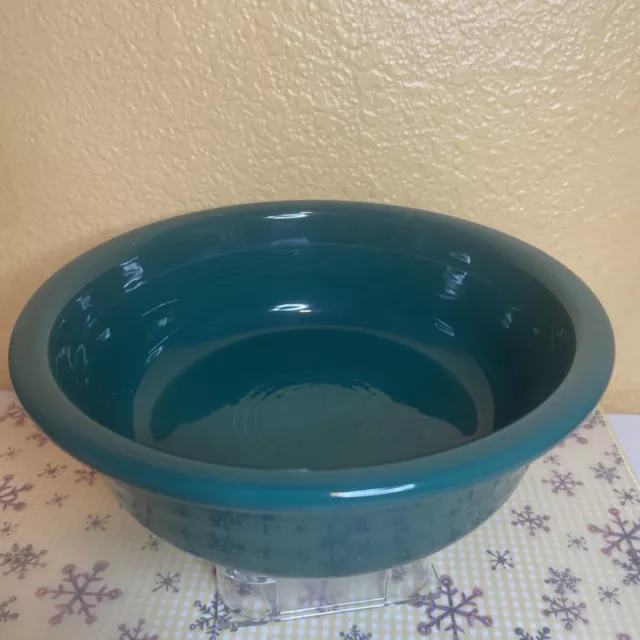 Fiestaware 7” Dark Green Bowl Dish Homer Laughlin HLC Dinner Service Cereal Soup