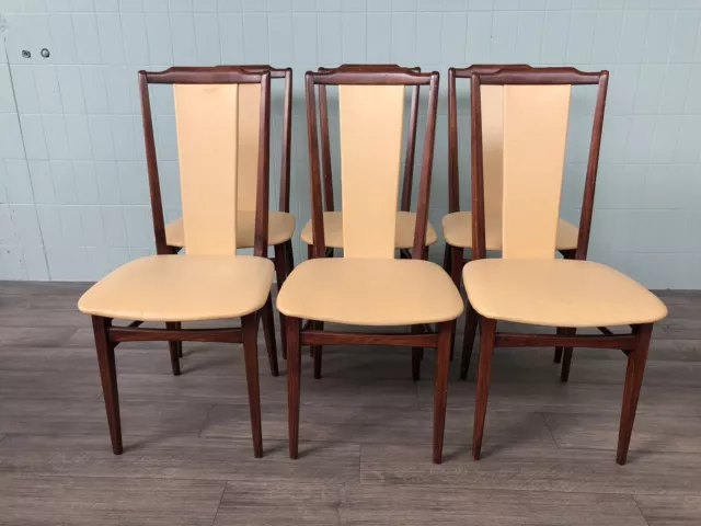 Set Di 6 Sedie Anni 70 In Stile Scandinavo