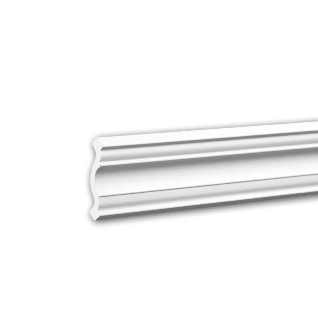 Profhome 650115 Cornice Stampaggio Corona Decorativa Stampaggio Insenatura Cornice 2 m