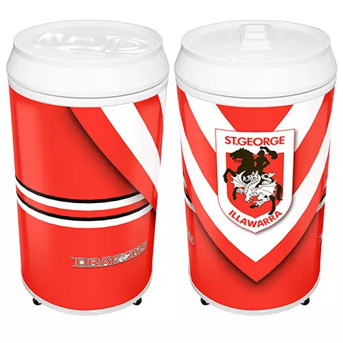 St George Illawarra Dragons NRL Cooler Can 40 Litre Bar Fridge Easter Gifts