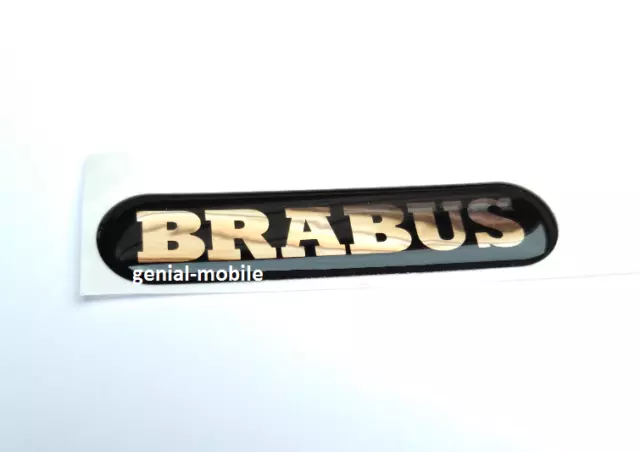 1X ORIGINAL SMART Brabus Emblem Schriftzug Badge Aufkleber 450 451 452 453  454 EUR 12,00 - PicClick DE