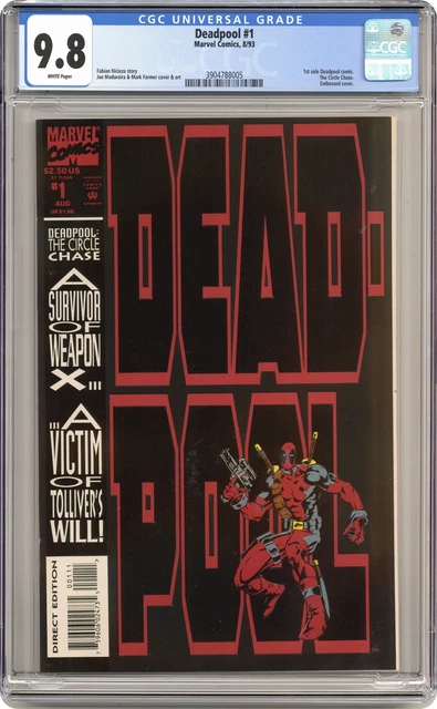 Deadpool The Circle Chase #1 CGC 9.8 1993 3904788005