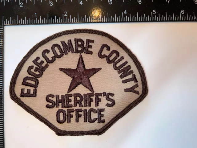 VINTAGE OBSOLETE Edgecombe County Sheriff North Carolina Police Department Patch