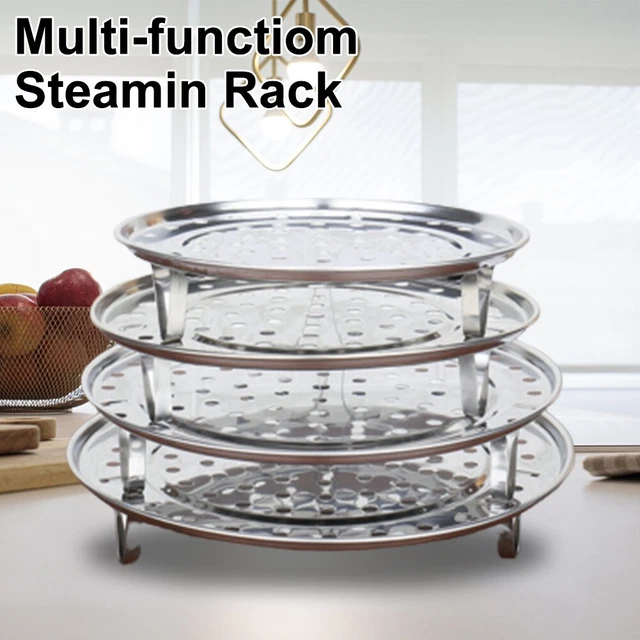 Alto Qualità a Vapore Scaffale Utensili Cucina Accessori 3 Supporti Acciaio Inox