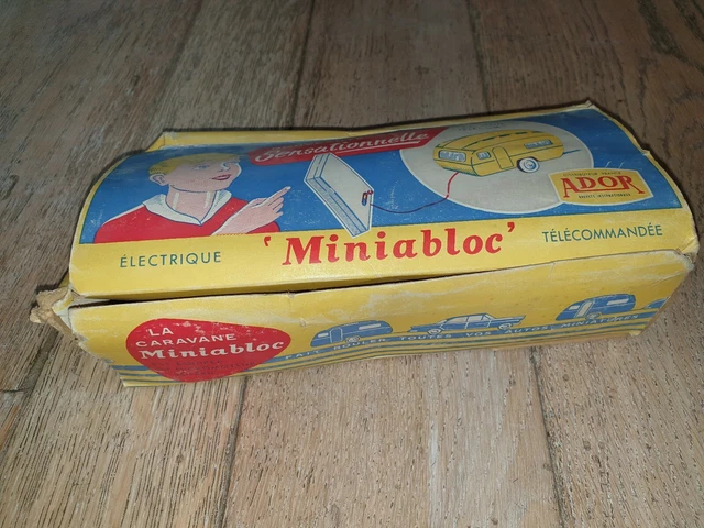 Miniature caravane électrique Téléguidé Marque Miniabloc 1/43 (année