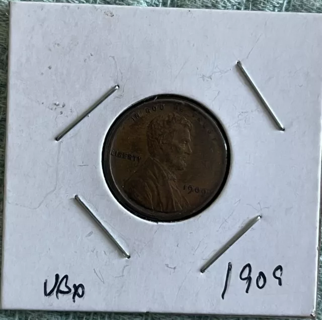 1909 VDB Lincoln Cent Wheat Penny