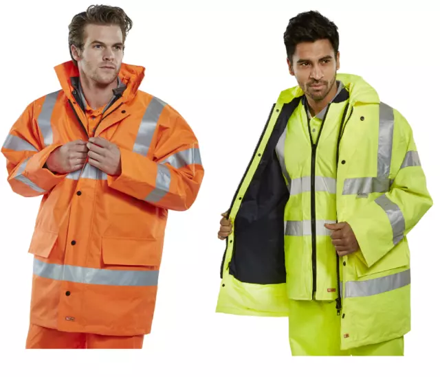 Beeswift tjfs Hi-Vis Circulation Veste 4-Seasons Résistant + Réversible Gilet