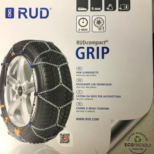 SCHNEEKETTEN RUD GRIP m. FELGENSCHUTZ 4716966 f. 215/70-16, 215/65-17, 225/55-17