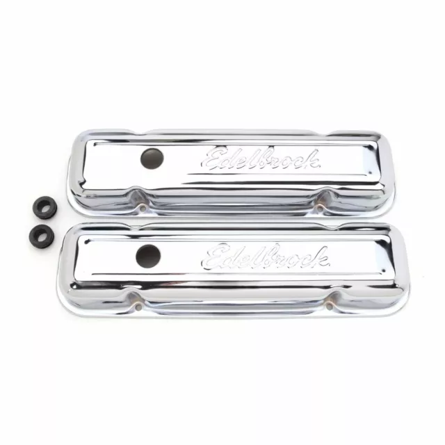 Edelbrock 4456 Valve Covers passend für Pontiac 301-326-350-389-400-421-455