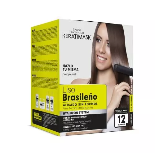Be Natural - Kit lissage brésilien Keratimask 150ml - résultat professionnel ... 2