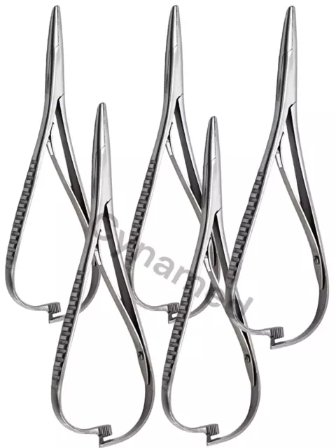 Dental Mathieu Needle Holder Orthodontic Suture Ligature Surgical Pliers 5.5"