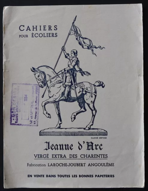 Buvard Cahier Jeanne d'Arc Angoulême blotter 2