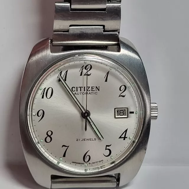 Uhr CITIZEN AUTOMATIC  JAPAN 6000 21 Jevels Vintage  Mechanik Watch 2