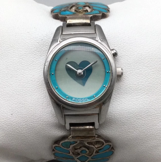 FOSSIL BIG TIC Watch Women ES-1130 24mm Signed Native  display picture 3