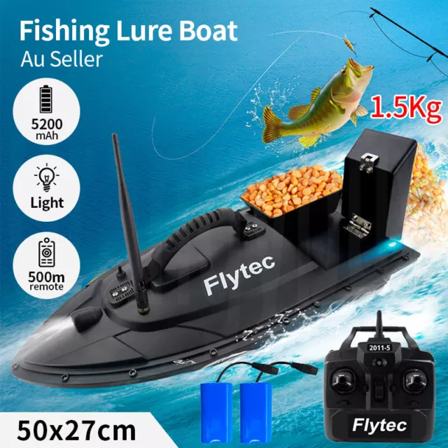 WIRELESS FISHING BAIT Boat with Long Range Remote Control Fixed Speed  Cruise $204.14 - PicClick AU