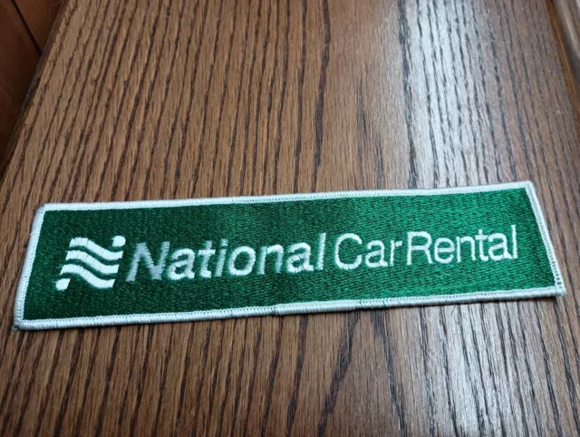 NATIONAL CAR RENTAL Company Logo Vintage Patch