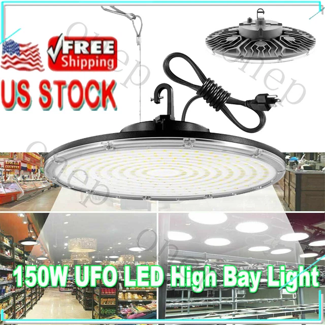 Commercial 150W UFO LED High Bay Light Shop Work Warehouse Industrial Lighting