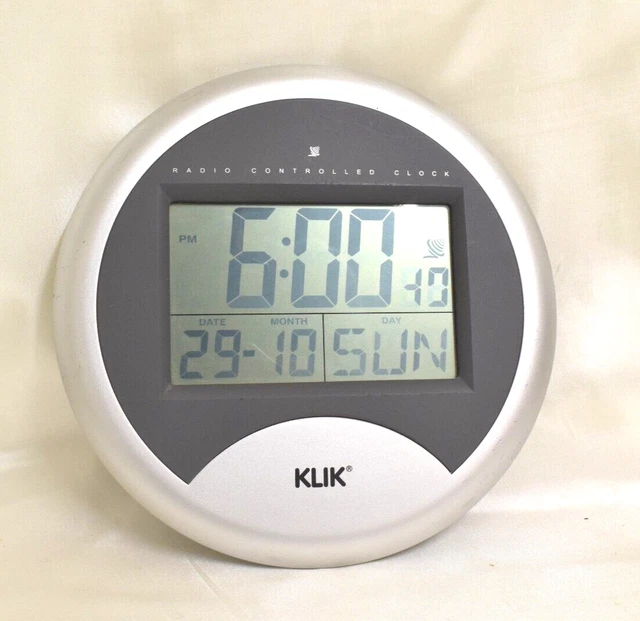 RADIO CONTROLLED KLIK Clock £12.95 PicClick UK