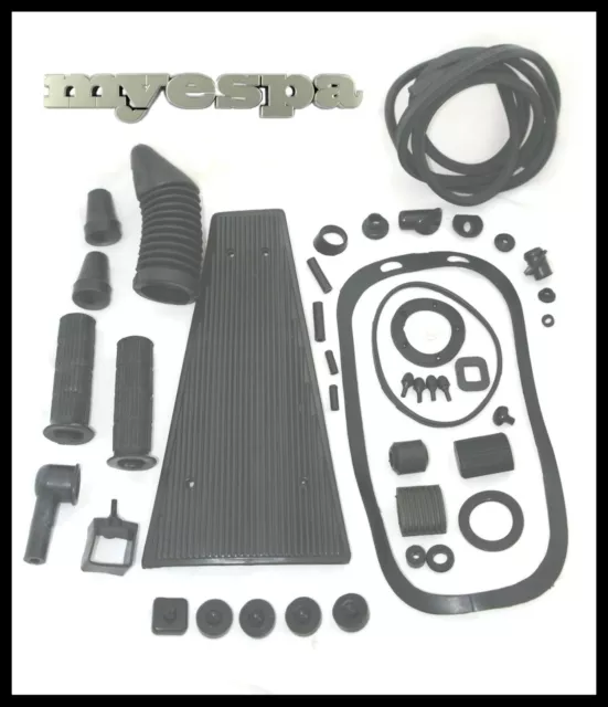 Vespa 44-tlg. Gummiteile Gummiset Rahmengummi Gummi Set Kit PX 80 125 150 Lusso