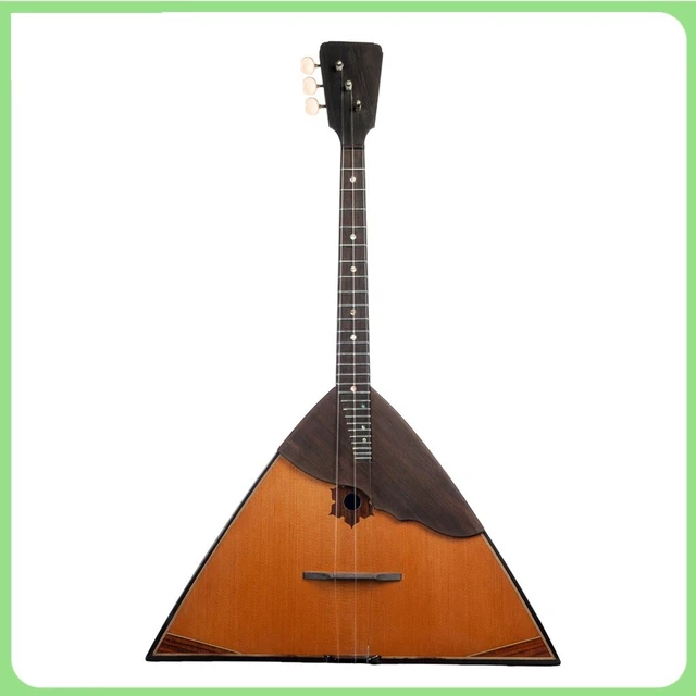 Balalaika Spruce Russian Triangular Shape 3 Strings Music Instrument Bala Laika