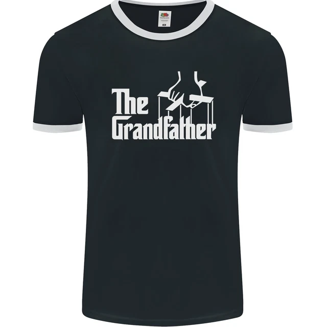 The Grandfather Grandad Grandparents Day Mens Ringer T-Shirt FotL