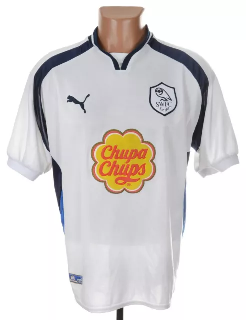 Sheffield Wednesday 2001/2002 Away Football Shirt Jersey Puma Size M Chupa Chups