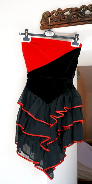 Vestito elegante hotsell rosso e nero