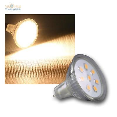 MR11 Spot, 8 SMD LED Blanc Chaud, 140lm, 12V/2W, Ampoule Lampe Spot Lampe