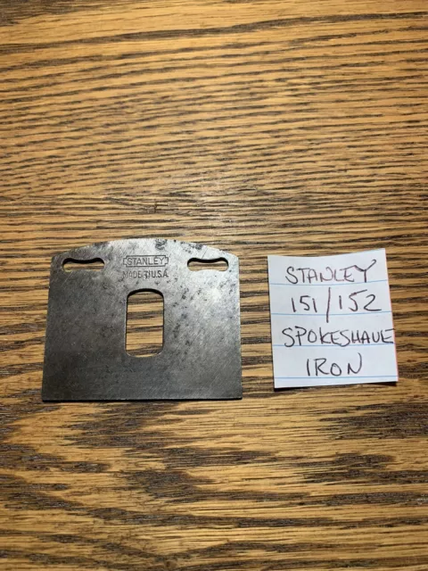 Stanley Spokeshave Iron / Cutter for 151 or 152 - USA - plane parts