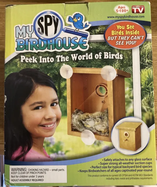 My Spy Birdhouse As Seen on TV See Birds Nest But They Can't See You (NEW)