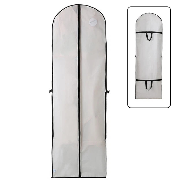 Wedding Gown Cover Dress Garment Clothes Storage Bag Foldable Dampproof V4O1