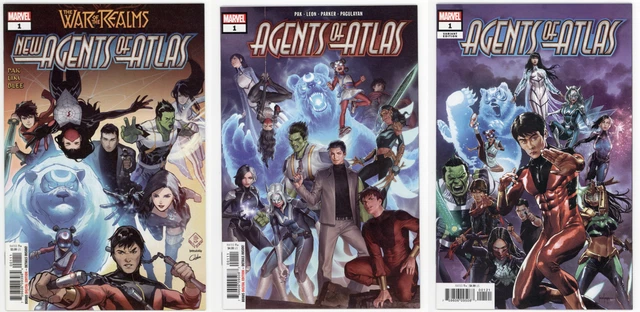 War of the Realms #1 Tan, New Agents of Atlas #1 Yoon & Suayan Cover B Lot SET