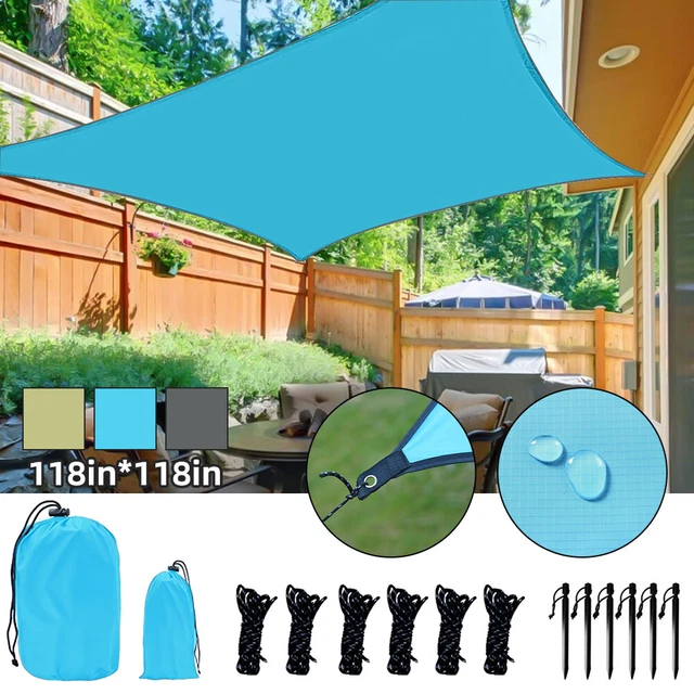 WATERPROOF CAMPING TENT Tarp Shelter Hammock Awning Sun Shade Rain