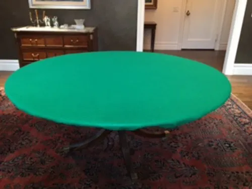 Original Poker Felt Casino Style Round Table cover for 48" table - elastic FS