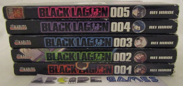 LOT 5 MANGAS BLACK LAGOON VOL 1 A 5 VF (vendeur pro) EUR 19,90