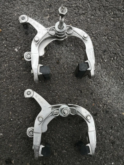 Étriers De Frein SUPER RAPID 12 Pour Vélo De Route Vintage - Ancien Stock, Jamais Montés (état 8/10) - Pièces Détachées