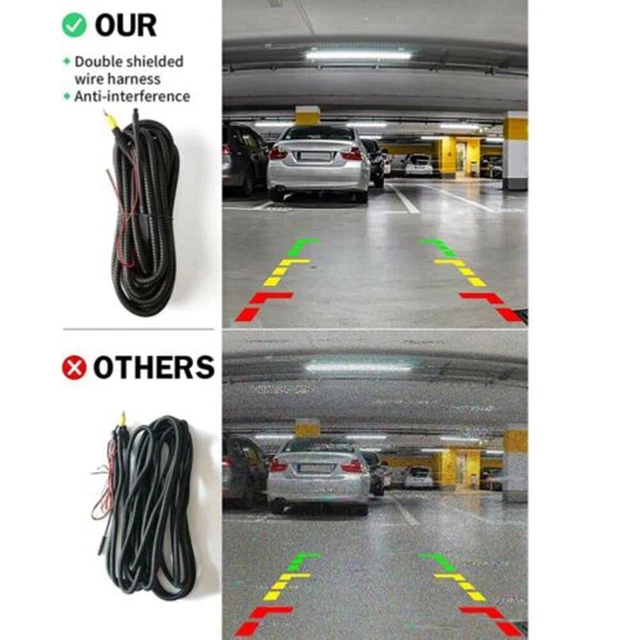 Portellone Maniglia Telecamera Posteriore Auto Accessori Dc 12V Plastic +