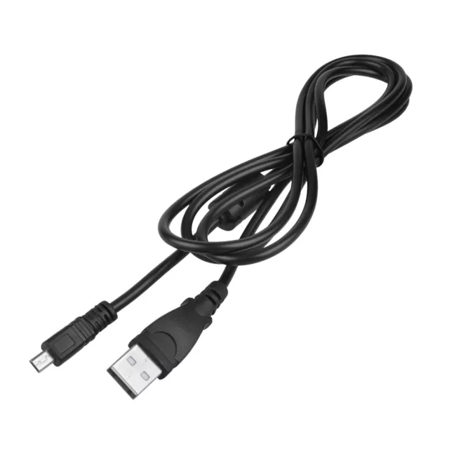 Black USB DC Battery Charger Data SYNC Cable Cord For Nikon Coolpix L120 Camera