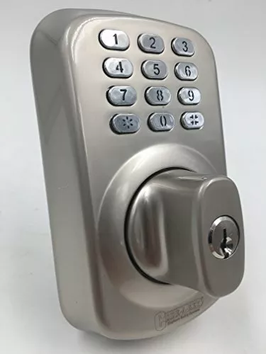 Mobile Managed Keyless Door Lock / Deadbolt / Smart Lock / Keypad / Satin Nickel