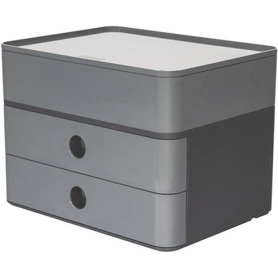 SMART-BOX ALLISON colore: caramel brown HAN 1120-83 cassettiera impilabile con 2 cassetti 