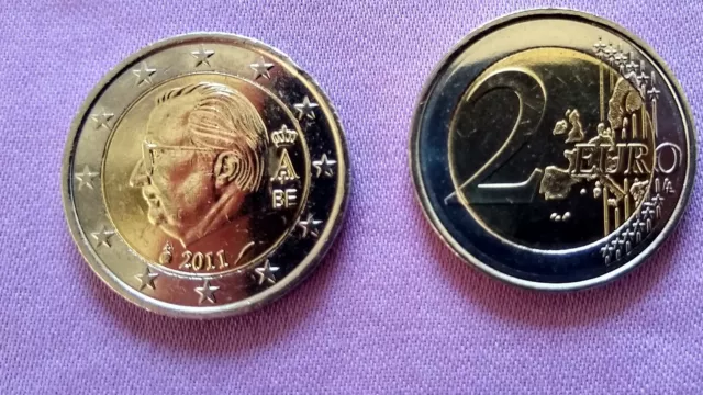 BELGIEN    2 Euro   Kursmünze  2004 und 2008    KÖNIG ALBERT   II  STGL