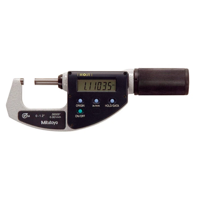 MITUTOYO 293-676-20 Quick Micrometer,0-1.2 In,0.00005 In