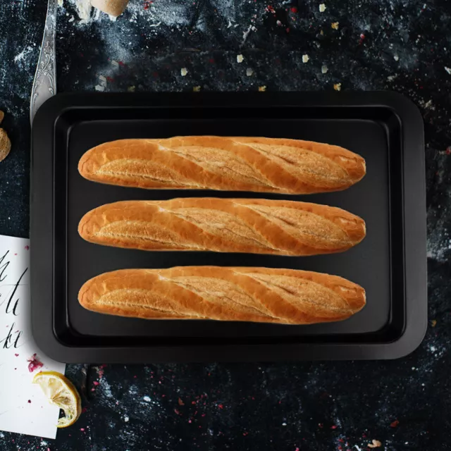 Roasting Pan Broiler for Oven Rectangular Nonstick Bread and Cake Bakeware