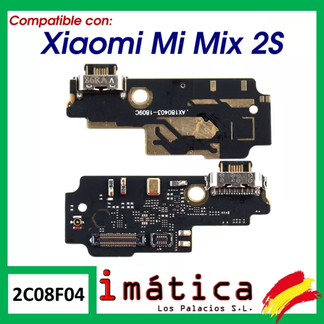 Platte Laden- Für Xiaomi Mi Mix 2S Connector USB Typ C Antenne Mikrofon Port