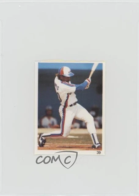 1987 Red Foley's Best Baseball Book Ever Stickers Tim Raines #39 HOF