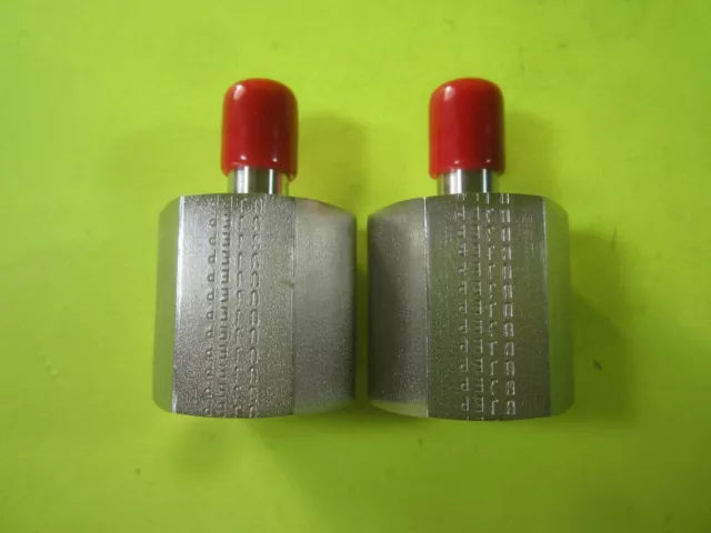 Adaptateur Parker CPI femelle extrémité tube NPT 3/8"x1/2" -- 6-8T2HG-SS -- (Lot de 2) Neuf